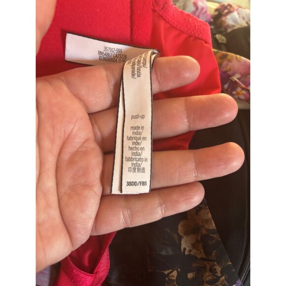 Victoria Secret Push-Up Racerback Bra Red - Picture 8 of 12